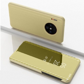 Hoesje voor Huawei Mate 30 Pro Folio-hoesje Spiegeleffect