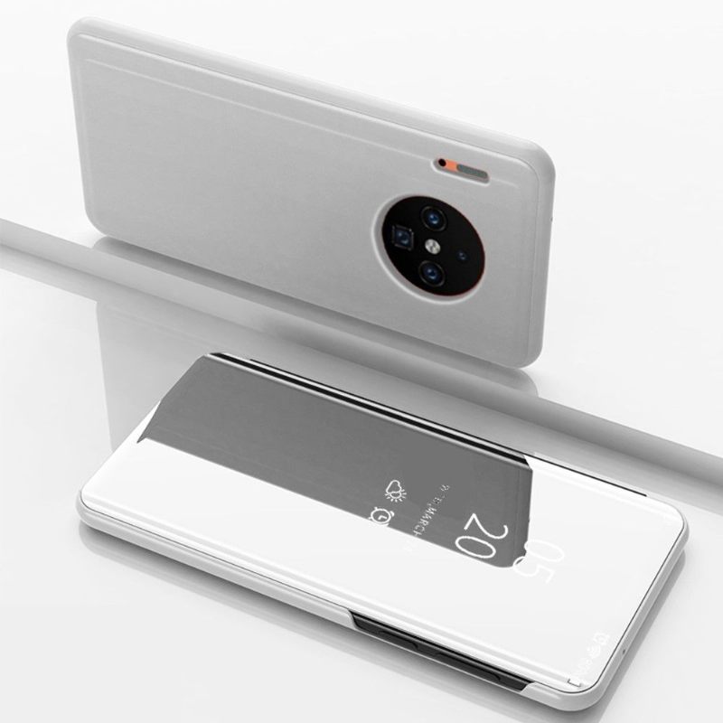 Hoesje voor Huawei Mate 30 Pro Folio-hoesje Spiegeleffect