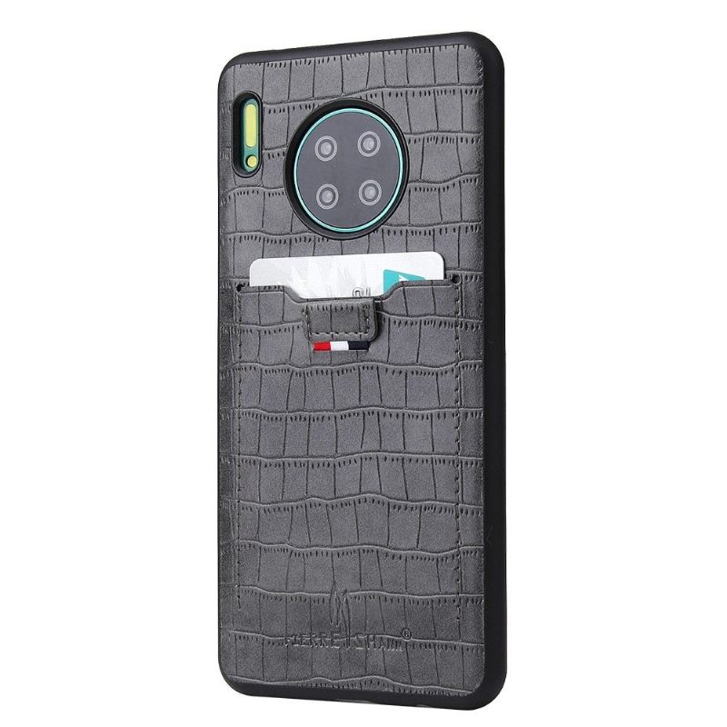 Hoesje voor Huawei Mate 30 Pro Kaarthouder Met Krokodilleneffect