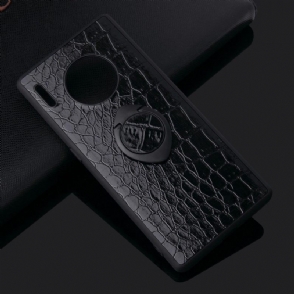 Hoesje voor Huawei Mate 30 Pro Met Magnetische Houder Met Krokodilleneffect