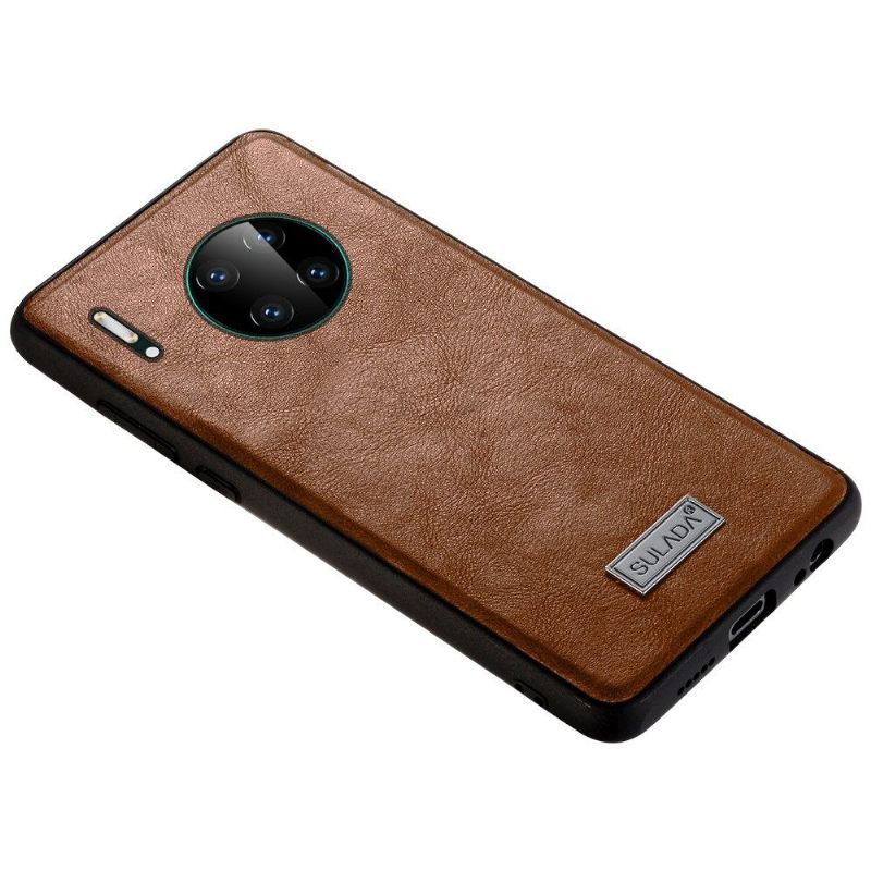 Hoesje voor Huawei Mate 30 Pro Sulada Leereffect