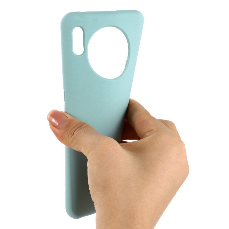 Hoesje voor Huawei Mate 30 Pro Vloeibare Siliconen