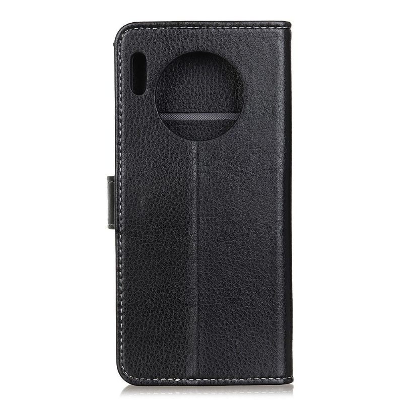 Leren Hoesje voor Huawei Mate 30 Pro Bescherming Zichtbare Naden Met Leereffect