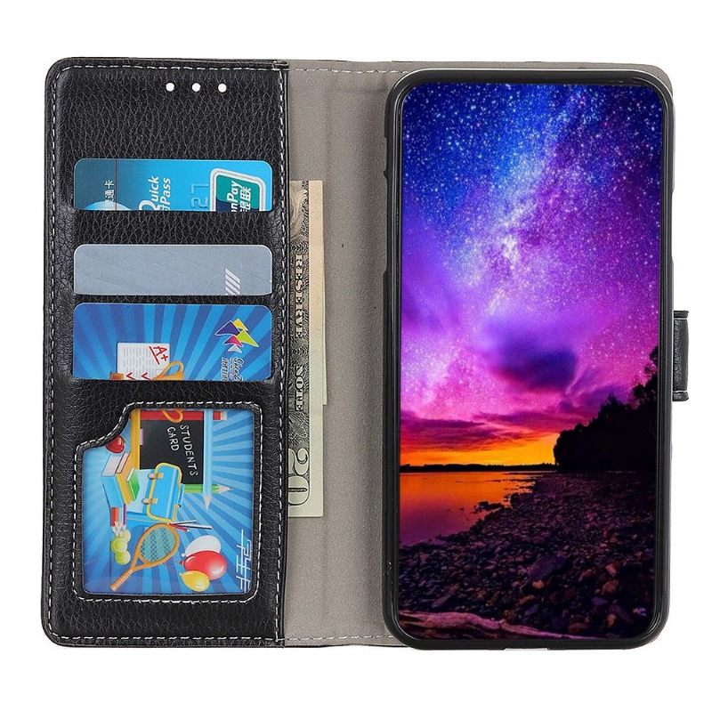 Leren Hoesje voor Huawei Mate 30 Pro Bescherming Zichtbare Naden Met Leereffect
