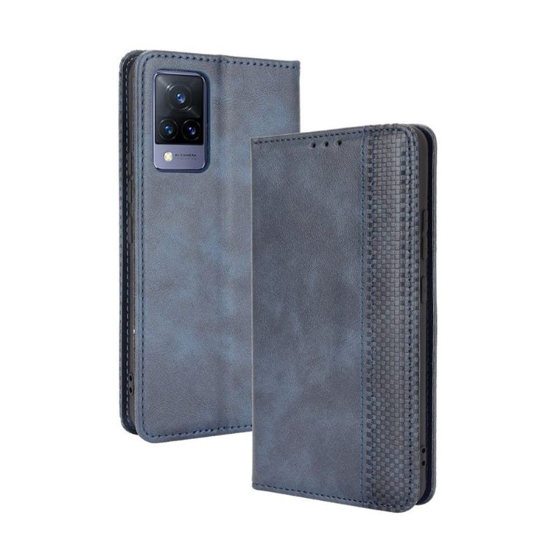Folio-hoesje voor Vivo V21 5G Leer In Cirénius-stijl