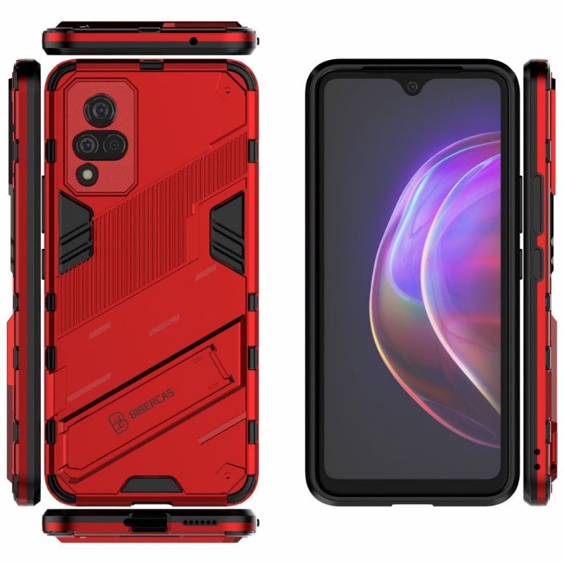 Hoesje voor Vivo V21 5G Hybride Met Standaard