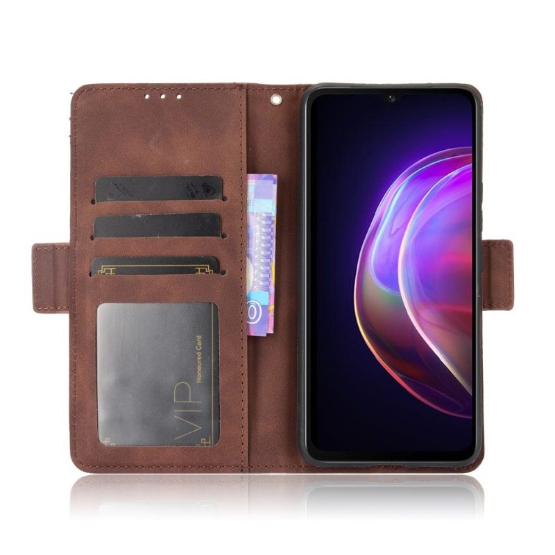 Leren Hoesje voor Vivo V21 5G Bescherming Premium Met Kaarthouder