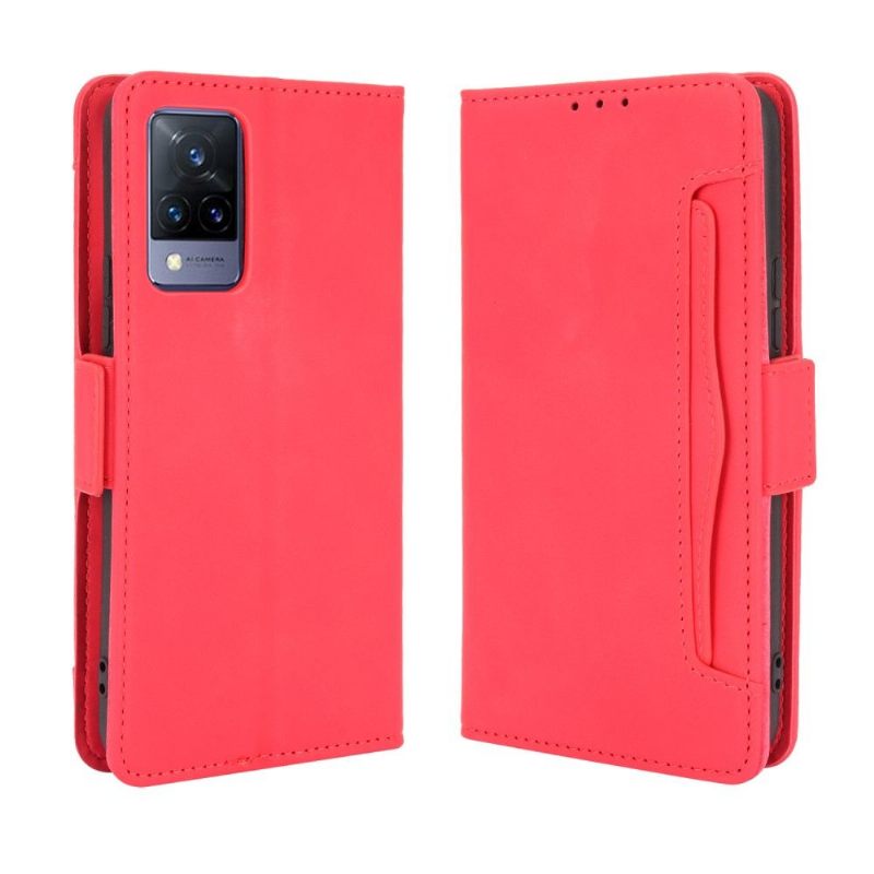 Leren Hoesje voor Vivo V21 5G Bescherming Premium Met Kaarthouder