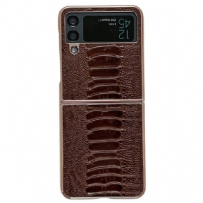 Hoesje voor Samsung Galaxy Z Flip 4 Folio-hoesje Krokodil Ontwerp