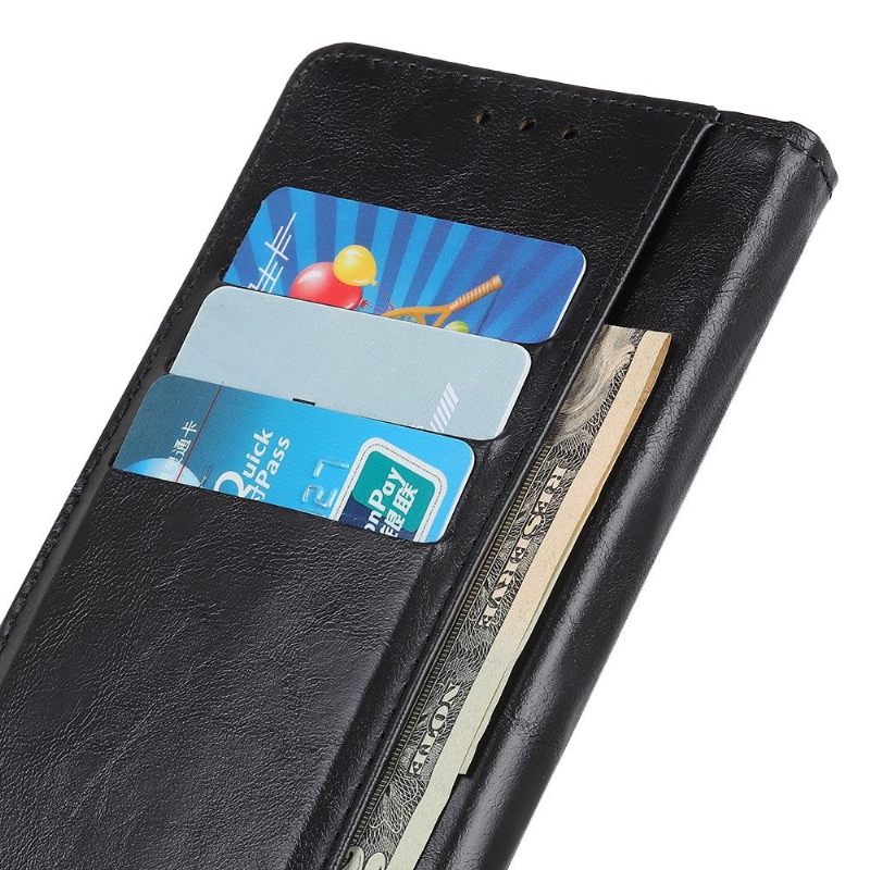 Case voor Sony Xperia 1 II Folio-hoesje Premium Met Klinknagels