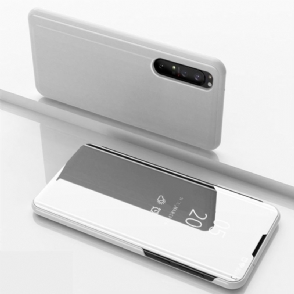Hoesje voor Sony Xperia 1 II Folio-hoesje Spiegeleffect