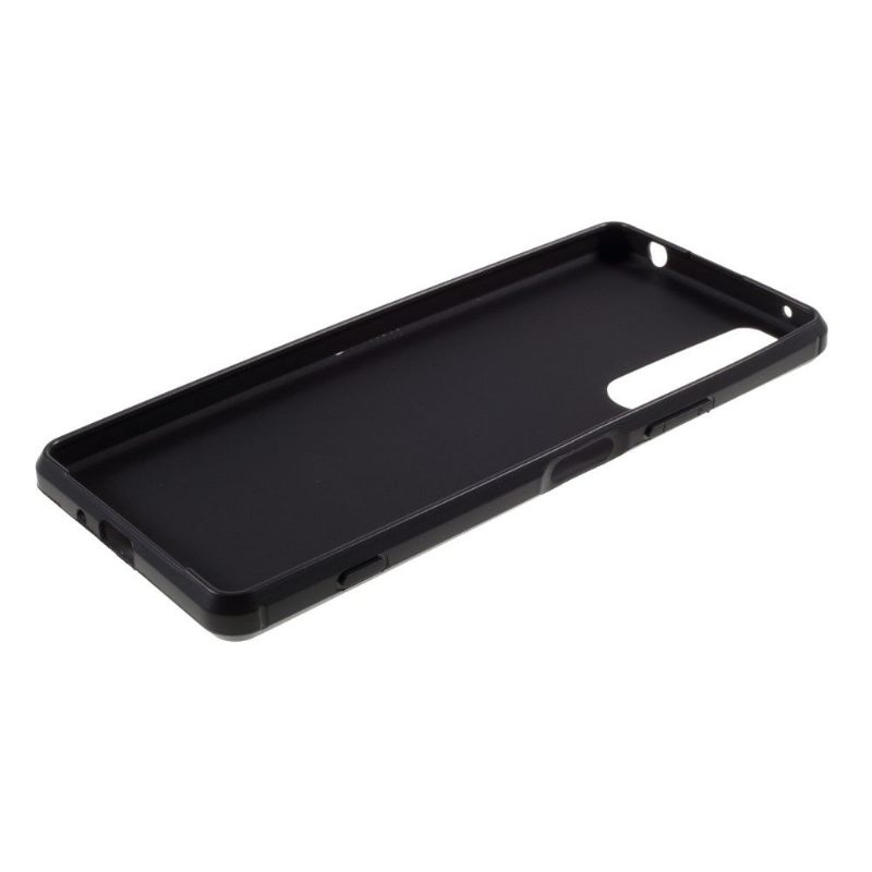 Hoesje voor Sony Xperia 1 II Koolstofvezel-look
