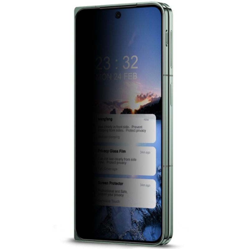 Anti-spionage Schermbeschermer Van Gehard Glas Voor Oppo Find N3 / Oneplus Open (imak)