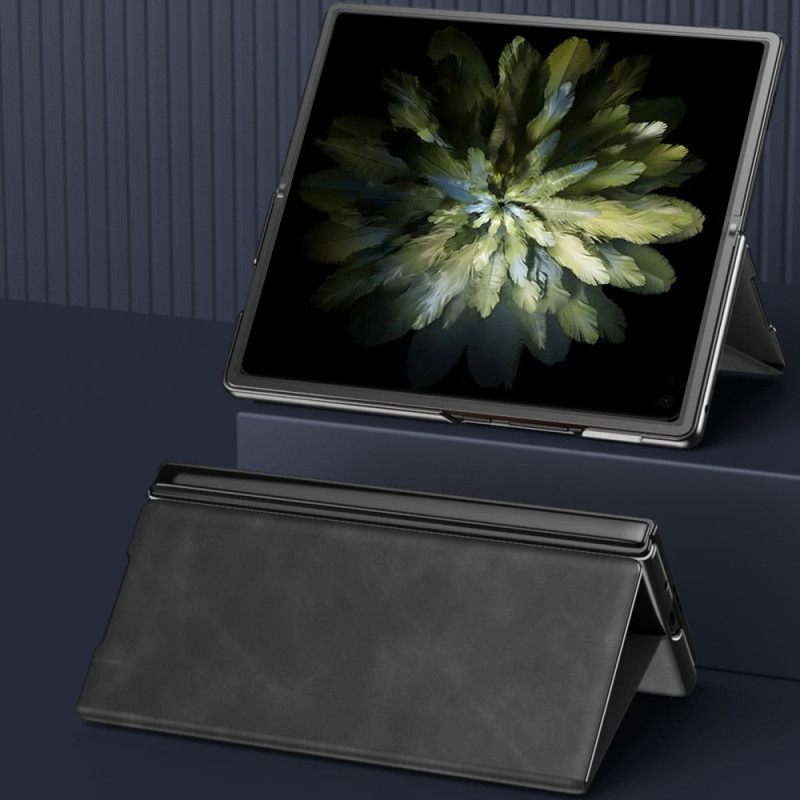 Folio-hoesje Oppo Find N3 Klassiek Nappaleer Bescherming Hoesje