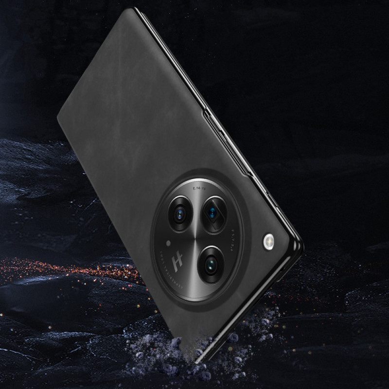 Folio-hoesje Oppo Find N3 Klassiek Nappaleer Bescherming Hoesje