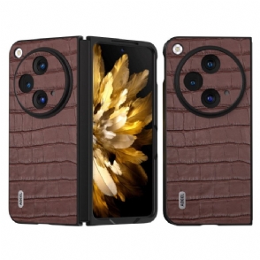 Hoesje Oppo Find N3 Abeel Krokodillenleereffect