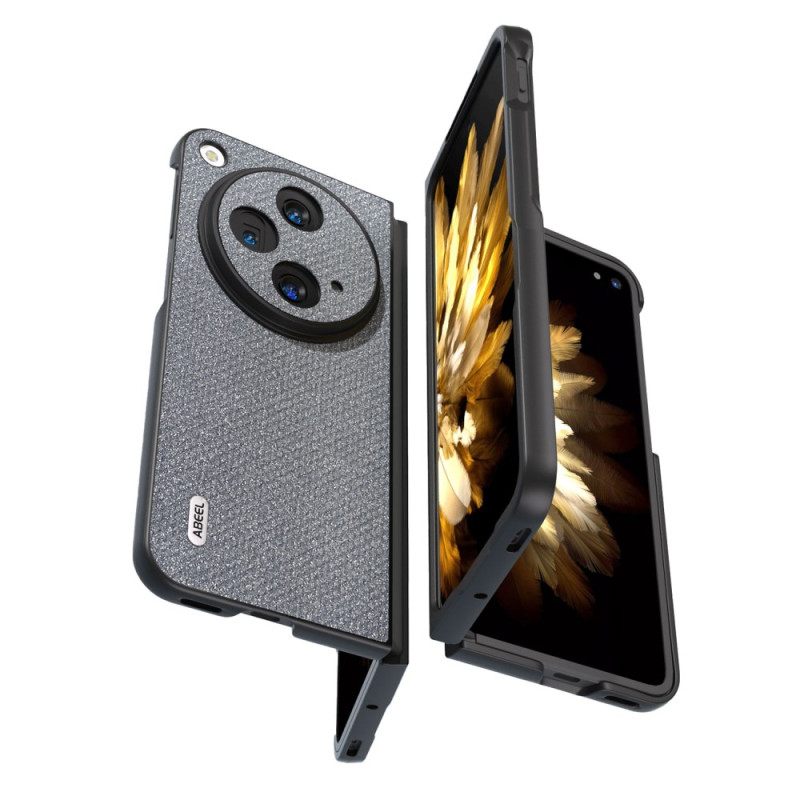 Hoesje Oppo Find N3 Abeel Lederen Stijl