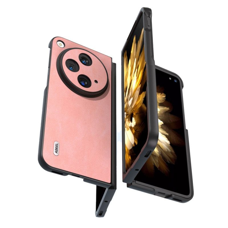 Hoesje Oppo Find N3 Abeel Neutraal Kunstleer