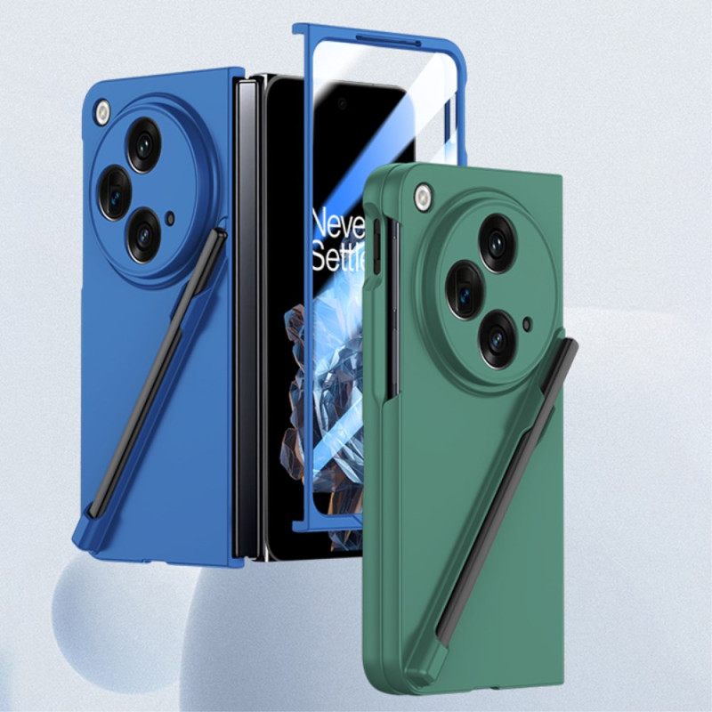 Hoesje Oppo Find N3 Gehard Glazen Schermbeschermer En Stylus