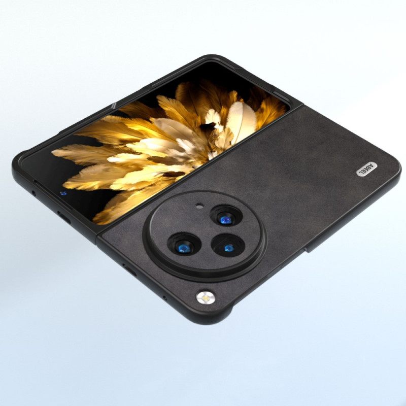 Hoesje Oppo Find N3 Mat Imitatie Leer Abeel