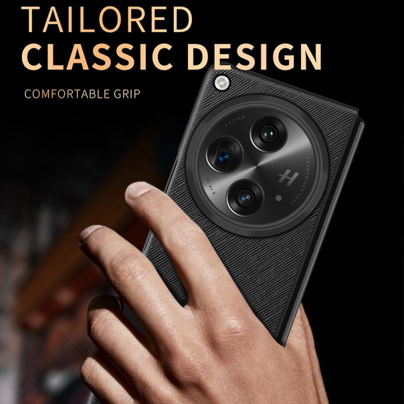 Hoesje Oppo Find N3 Open Geweven Textuur