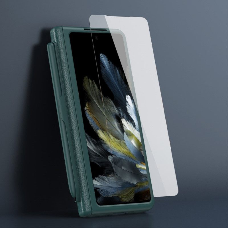 Hoesje Oppo Find N3 Stylus En Schermbeschermer Van Gehard Glas Bescherming Hoesje