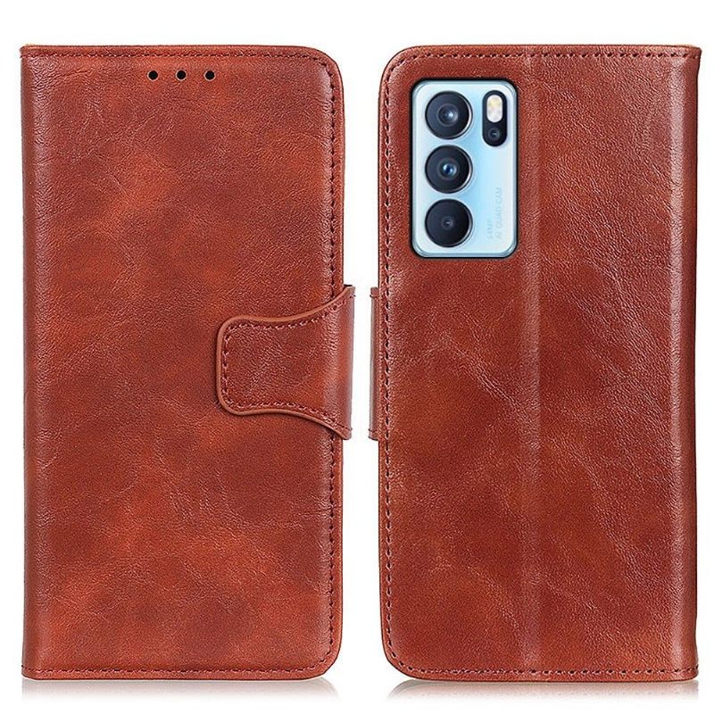 Folio-hoesje voor Oppo Reno 6 Pro 5G Anti-fall Edouard Kunstleer
