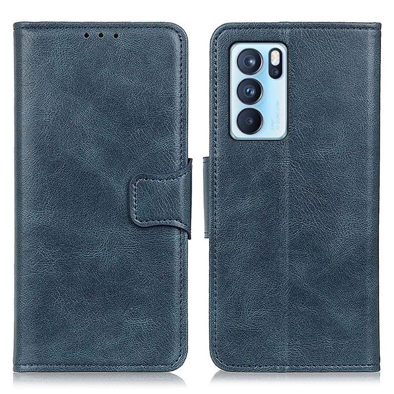 Folio-hoesje voor Oppo Reno 6 Pro 5G Faux Leather Folio Stand Functie