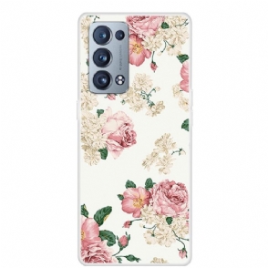 Hoesje voor Oppo Reno 6 Pro 5G Bloemen