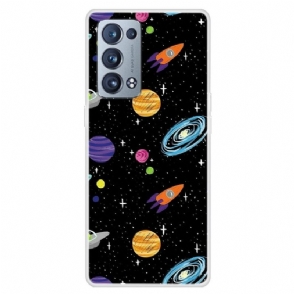 Hoesje voor Oppo Reno 6 Pro 5G Illustratieruimte