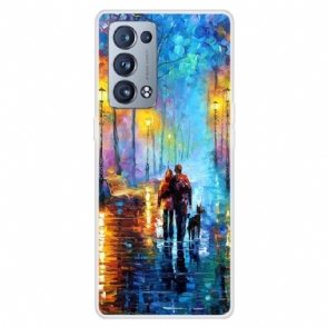 Hoesje voor Oppo Reno 6 Pro 5G Oprit Bij Het Meer