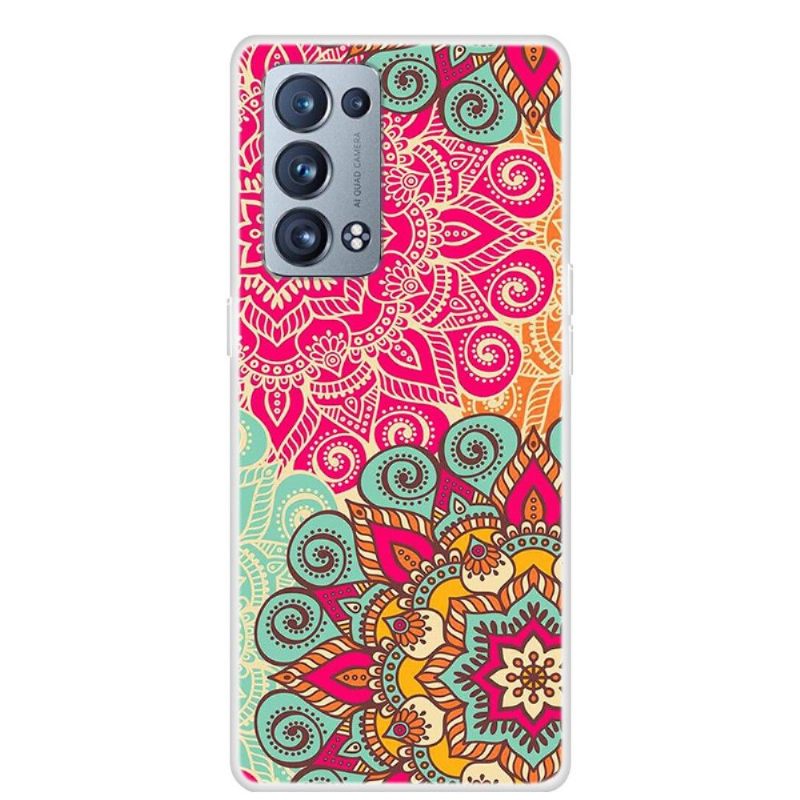 Hoesje voor Oppo Reno 6 Pro 5G Retro-mandala