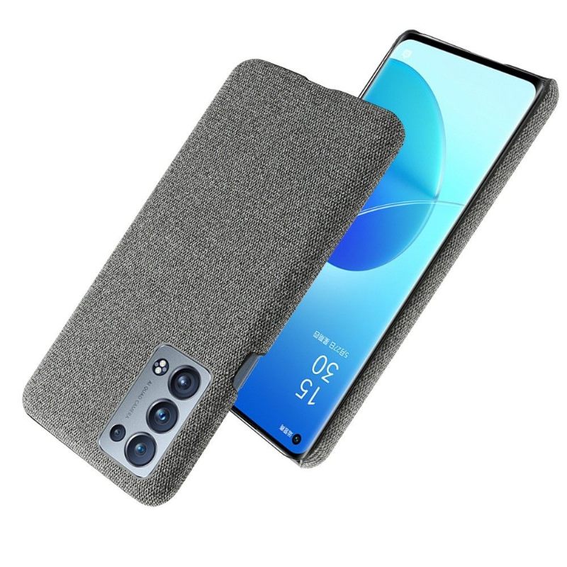 Hoesje voor Oppo Reno 6 Pro 5G Stoffen Bekleding