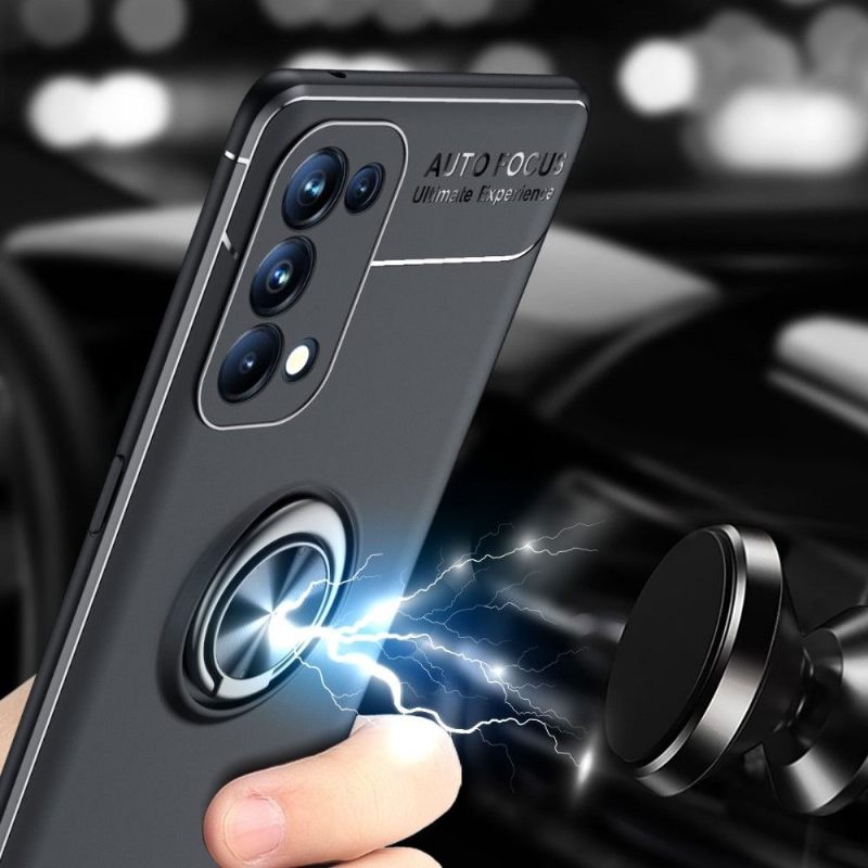 Telefoonhoesje voor Oppo Reno 6 Pro 5G Siliconen Met Roterende Ondersteuning