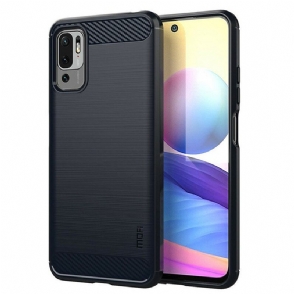 Hoesje voor Xiaomi Redmi Note 10 5G Mofi Geborsteld Koolstofvezel