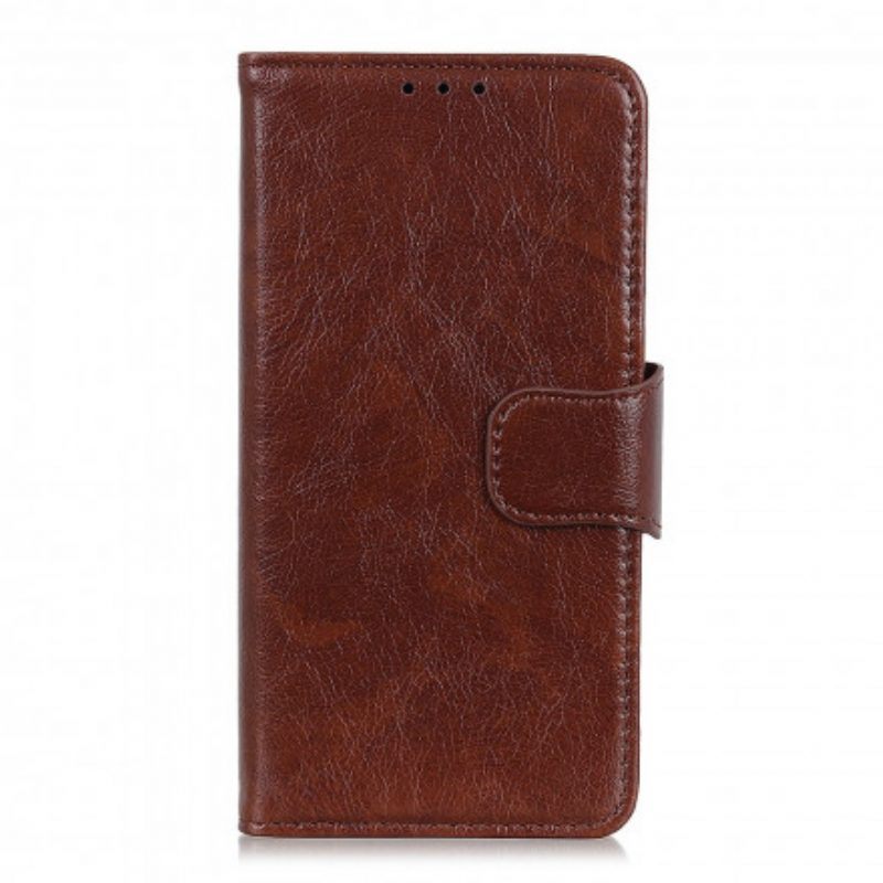 Leren Hoesje voor Xiaomi Redmi Note 10 5G Splitnappaleer