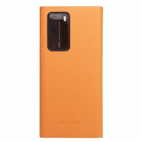 Flip Case voor Huawei P40 Pro Folio-hoesje Leren Raam