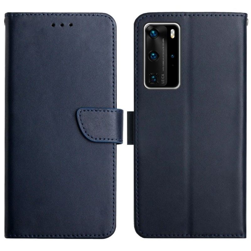 Folio-hoesje voor Huawei P40 Pro Glad Leer