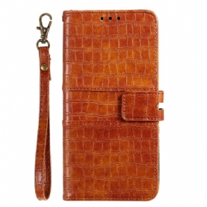 Folio-hoesje voor Huawei P40 Pro Leerstijl Met Krokodilleneffect