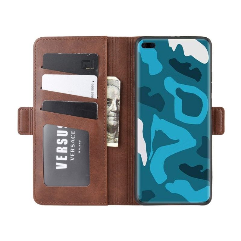 Folio-hoesje voor Huawei P40 Pro Portemonnee Leren Mat Kunstleer Cover