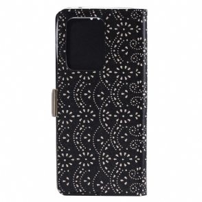 Folio-hoesje voor Huawei P40 Pro Romantiek Kant