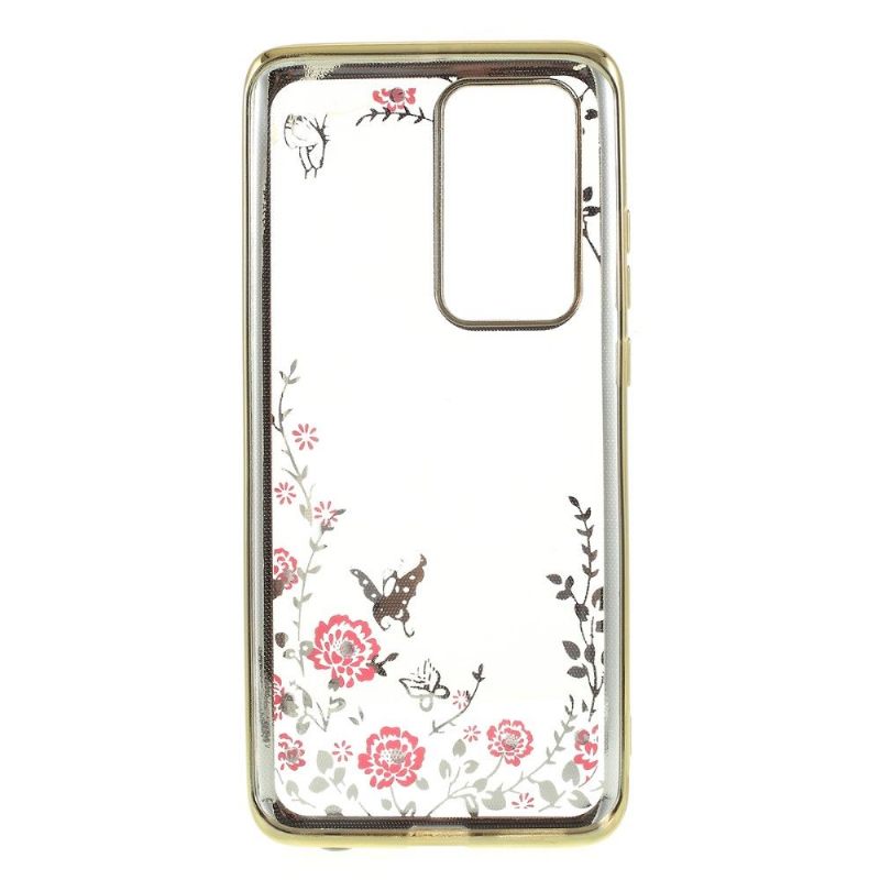Hoesje voor Huawei P40 Pro Bloemen Lente Transparant