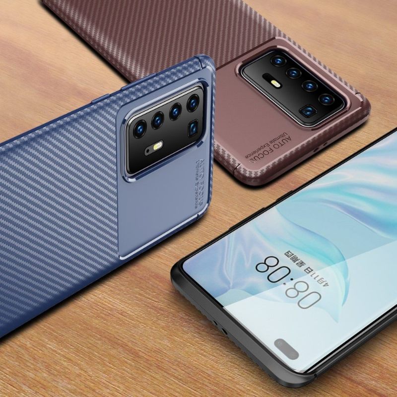 Hoesje voor Huawei P40 Pro Karbon Stijlvol