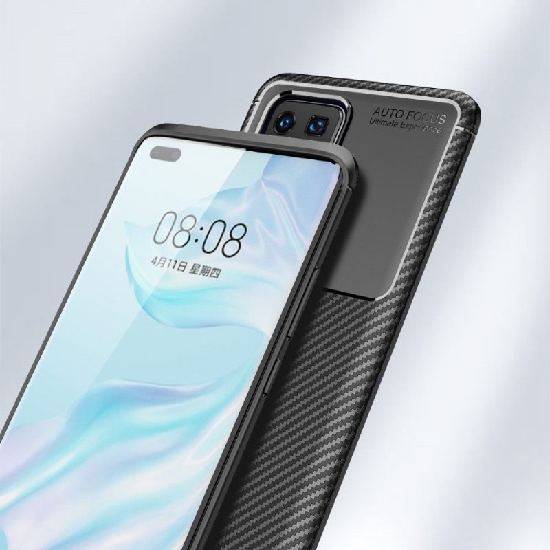 Hoesje voor Huawei P40 Pro Karbon Stijlvol