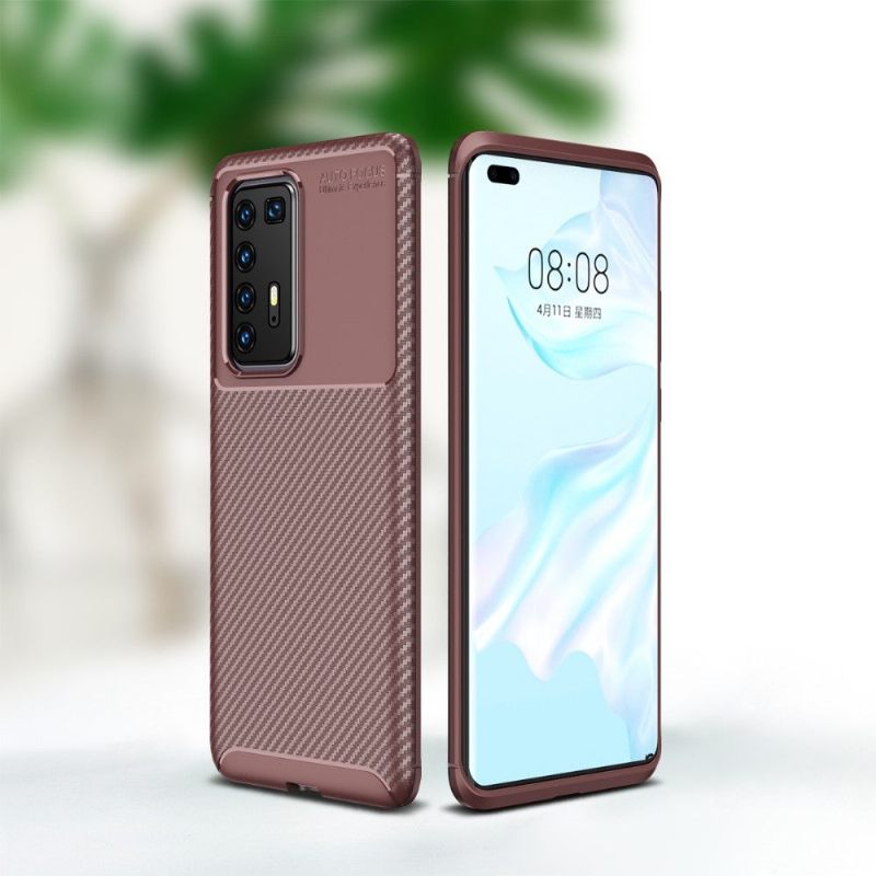 Hoesje voor Huawei P40 Pro Karbon Stijlvol