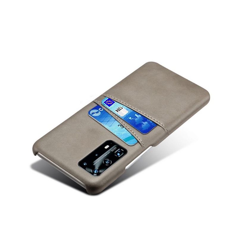 Hoesje voor Huawei P40 Pro Melody Leder Effect Kaarthouder