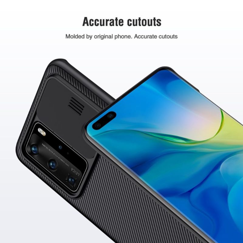 Hoesje voor Huawei P40 Pro Met Achterste Lensdop