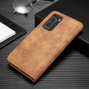 Telefoonhoesje Leren Hoesje voor Huawei P40 Pro Bescherming Met Afneembare Schaal