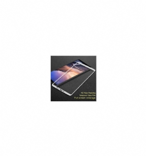 Xiaomi Mi Max 3 Schermbeschermer Van Gehard Glas Op Ware Grootte - Wit