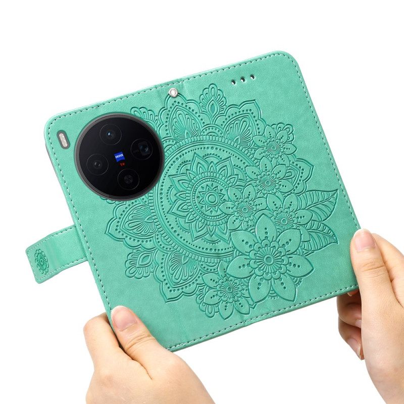 Folio-hoesje Vivo X300 Telefoonhoesje Mandala-print